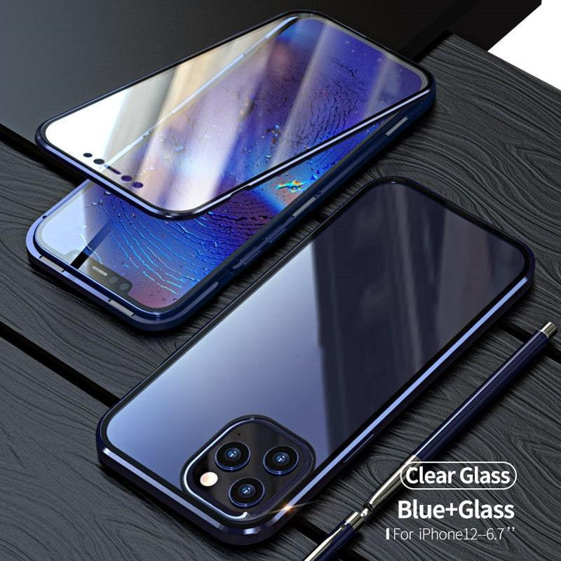 Double-Sided Glass Magnetic Phone Case