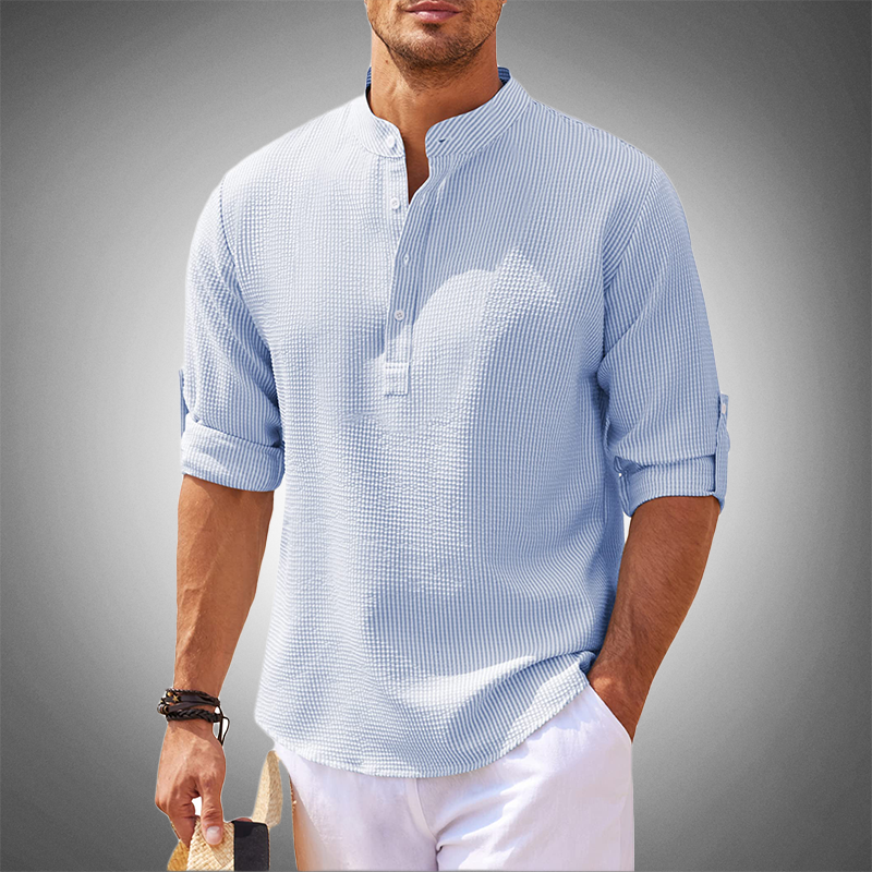 ASHTON CONTEMPORARY HENLEY SHIRT