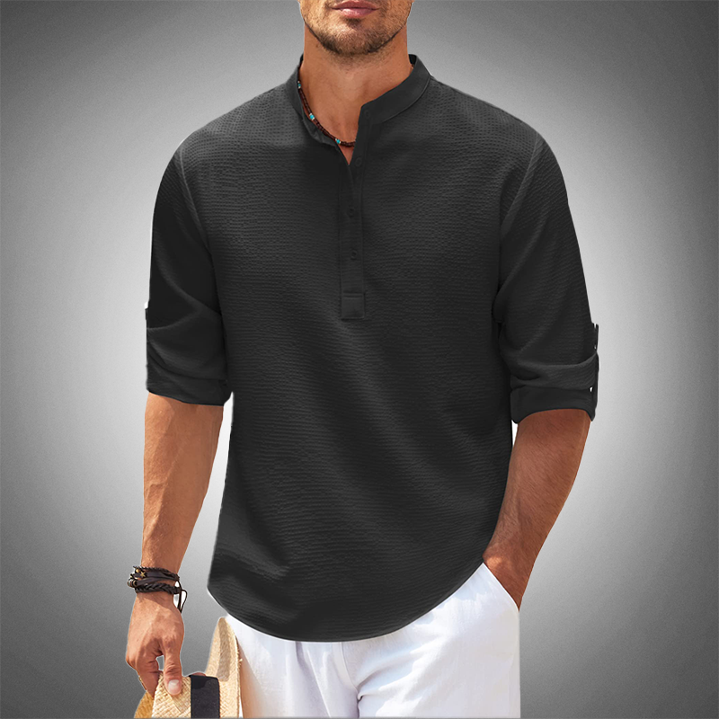 ASHTON CONTEMPORARY HENLEY SHIRT