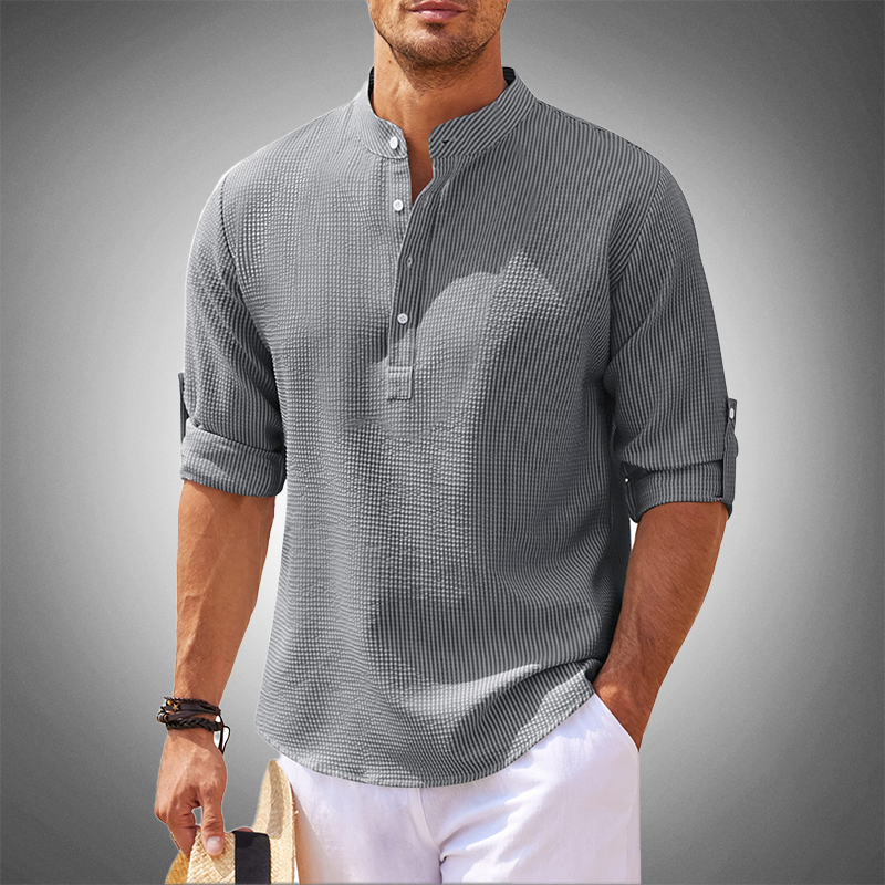 ASHTON CONTEMPORARY HENLEY SHIRT