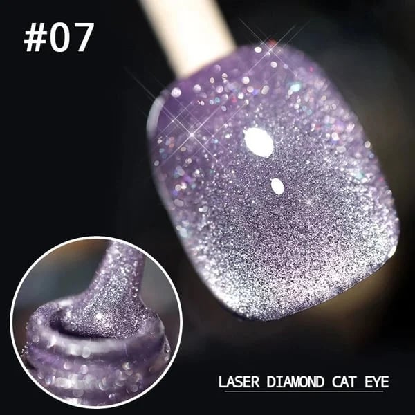 Laser Diamond Cat Eye Nail Polish