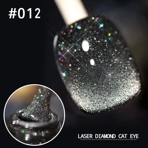 Laser Diamond Cat Eye Nail Polish