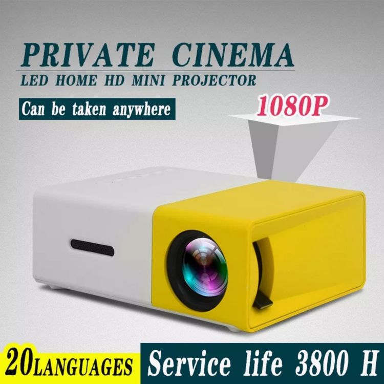 Mini Projector LED Home Media Player