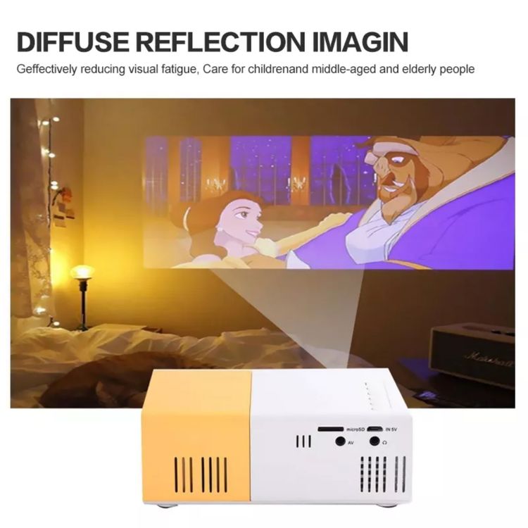 Mini Projector LED Home Media Player