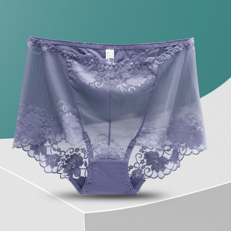 Ladies Breathable Lace Knickers