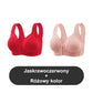 Breathable - Plus size bra fastened at front with non-steel hoops