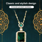 Vintage Emerald Gemstone Necklace