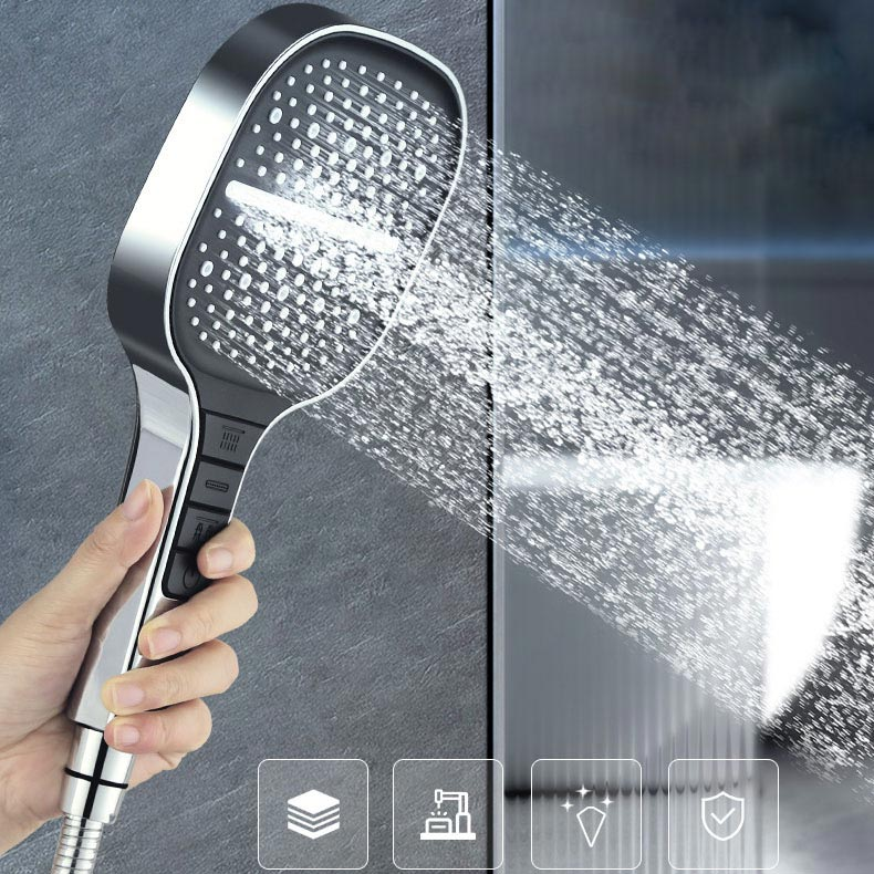 8-speed Oversized Panel Pressurized Shower Head