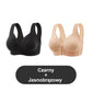 Breathable - Plus size bra fastened at front with non-steel hoops