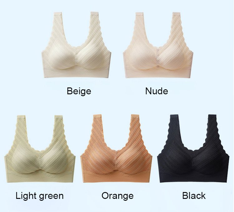 Ice Silk WirelessPush-up Bra