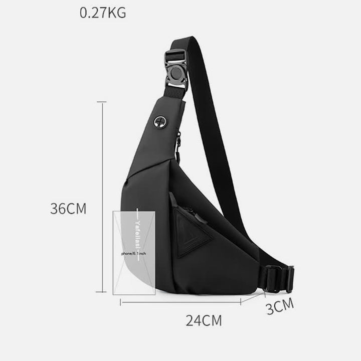 Sling Bag for Men Lightweight Slim Shoulder Bag Backpack Chest Bag