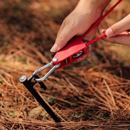 Cuerda de Camping Portátil, Ajustable y Fija – Ideal para Aventuras al Aire Libre ✨