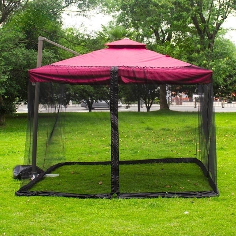 Garden Umbrella Table Screen Parasol Mosquito Net Cover