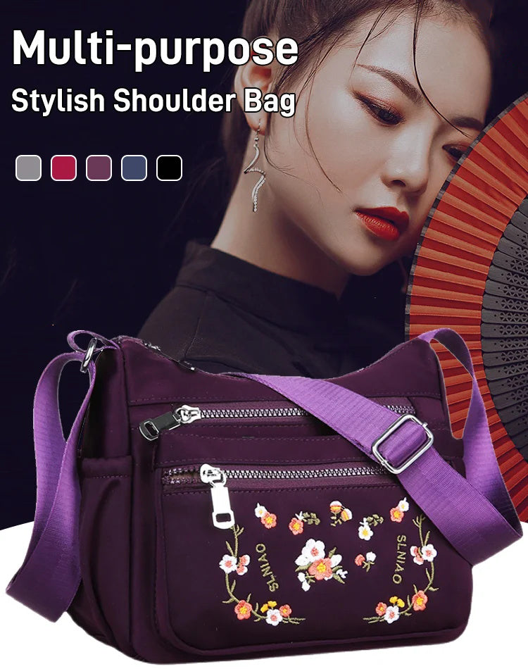 Women's New Arrival Embroidered Large Capacity Messenger Bag