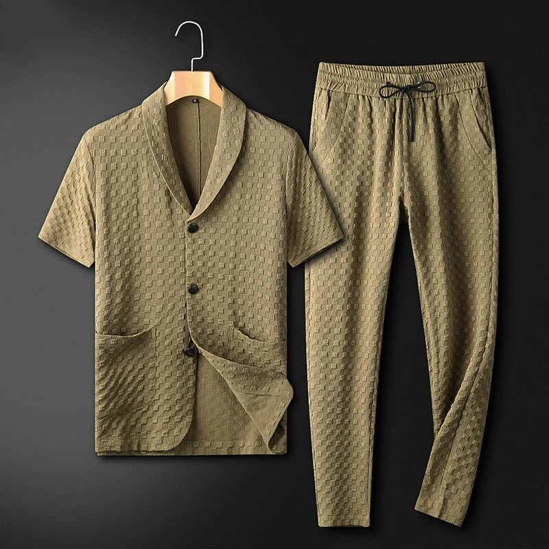 Men's Casual Fashion Two Piece Set