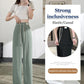 Slim, Tall And Draping Ice Silk Wide-leg Pants