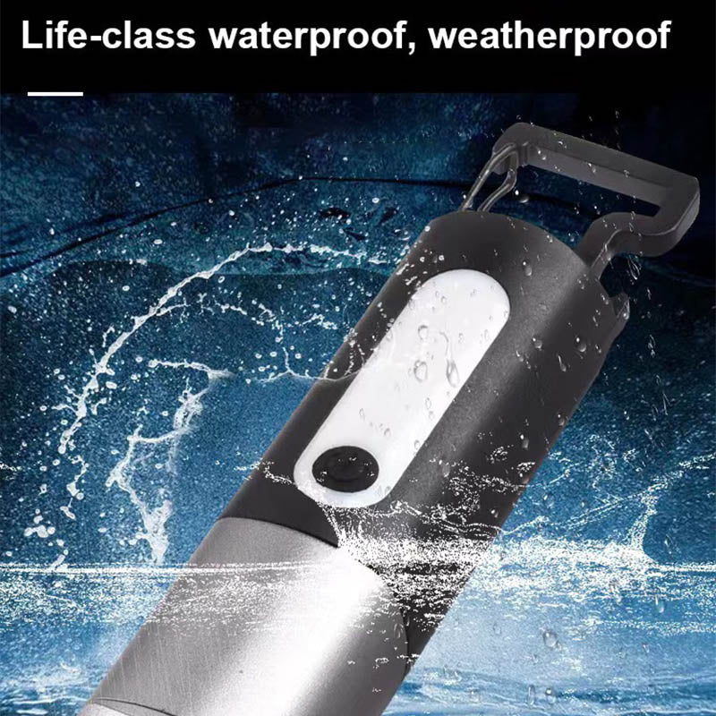 LED Retractable Multi-Function Glare Flashlight