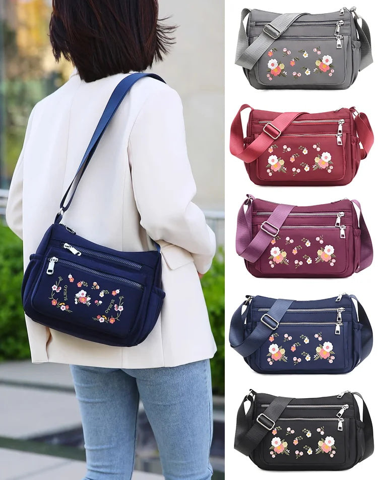 Women's New Arrival Embroidered Large Capacity Messenger Bag