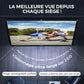 ✨ Écran Projection Portable Extérieur - Pliable et Réglable, Qualité 4K, Soirée Cinéma en Plein Air 🎬🌌