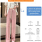 Slim, Tall And Draping Ice Silk Wide-leg Pants
