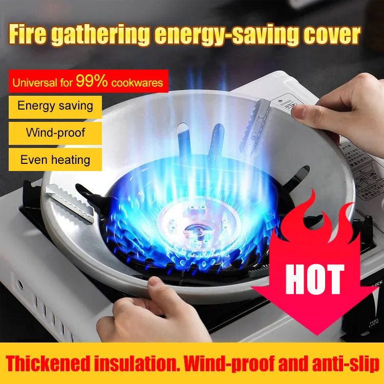 Home Gas Stove Fire Gathering Energy-saving Cover