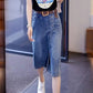 Denim Half Skirt