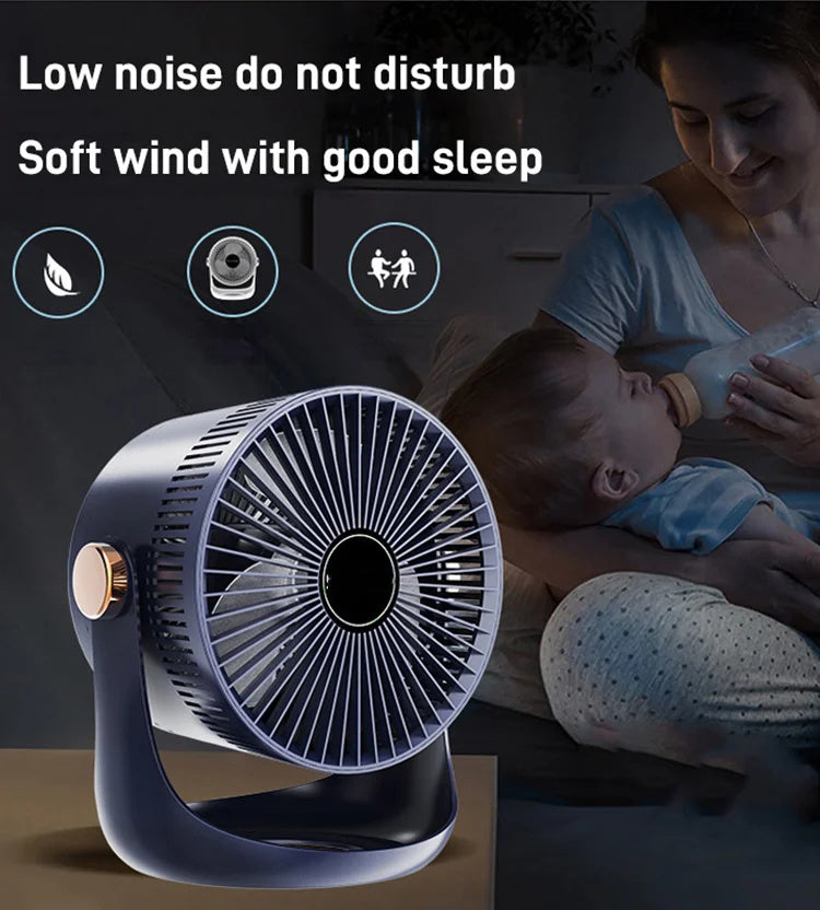 [Can Be Wall-mounted] Rotating Large Air Volume Air Circulation Fan