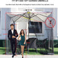 Garden Umbrella Table Screen Parasol Mosquito Net Cover