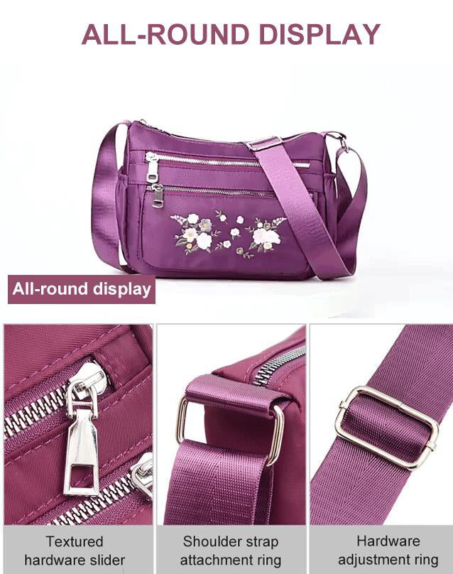 Women's New Arrival Embroidered Large Capacity Messenger Bag