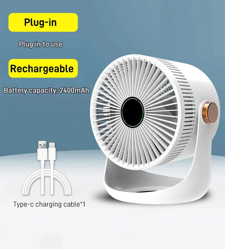 [Can Be Wall-mounted] Rotating Large Air Volume Air Circulation Fan