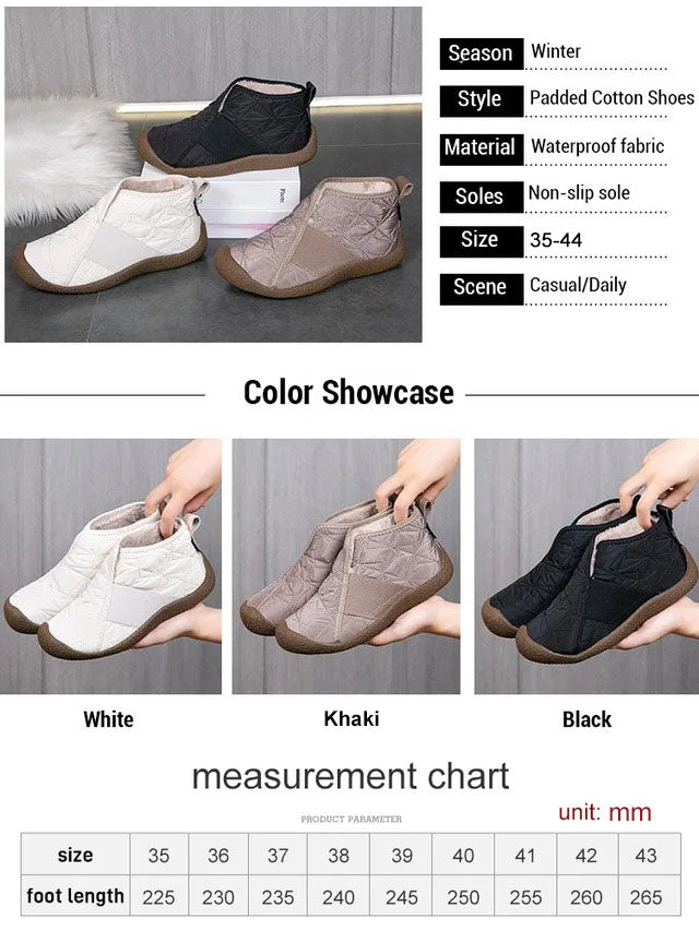 Women's Waterproof Non-slip Warm Ankle Boots