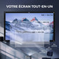 ✨ Écran Projection Portable Extérieur - Pliable et Réglable, Qualité 4K, Soirée Cinéma en Plein Air 🎬🌌