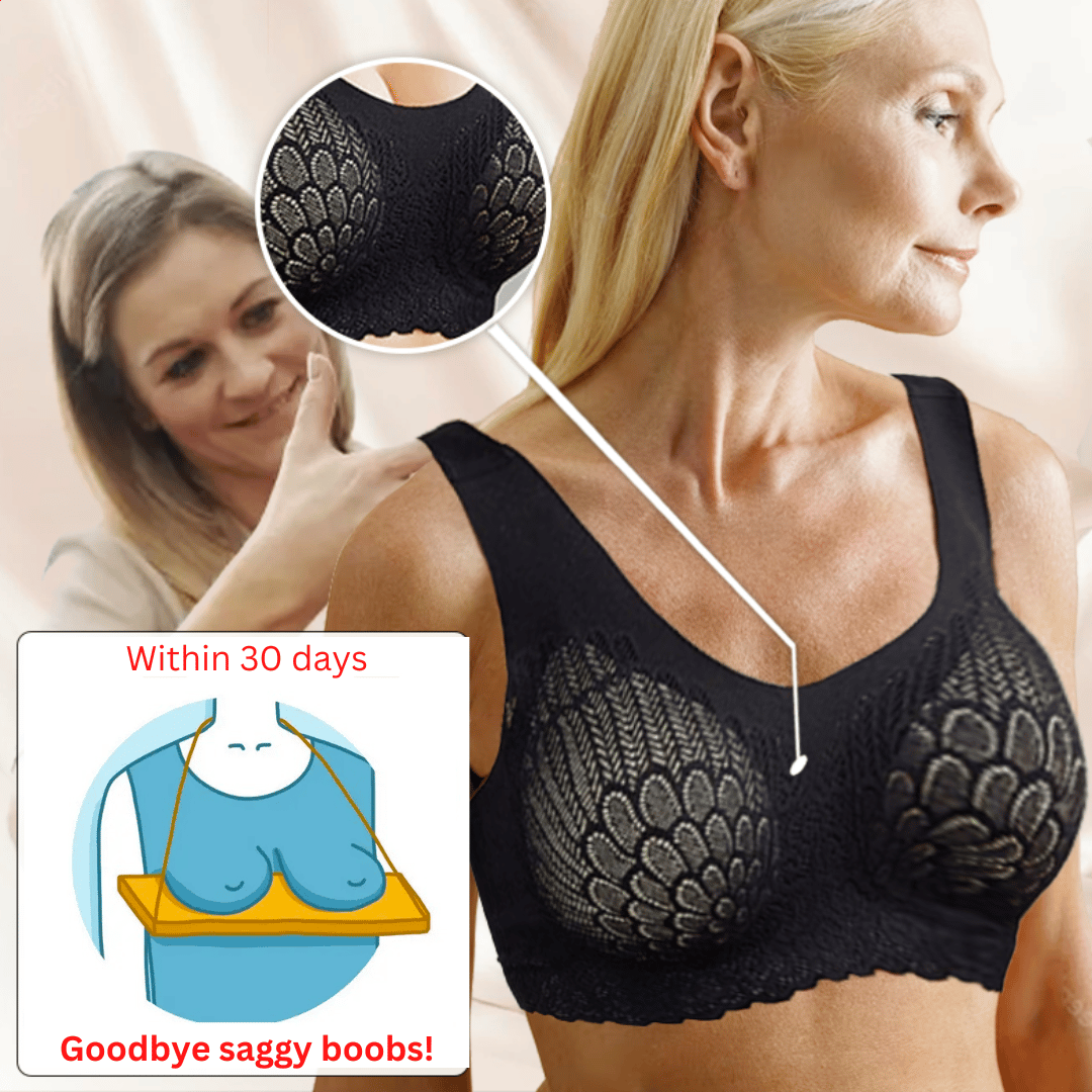 🔥Buy 2 Get 1 Free CODE:AB0308🔥Anti-saggy Breathable Lace Large Size Bra