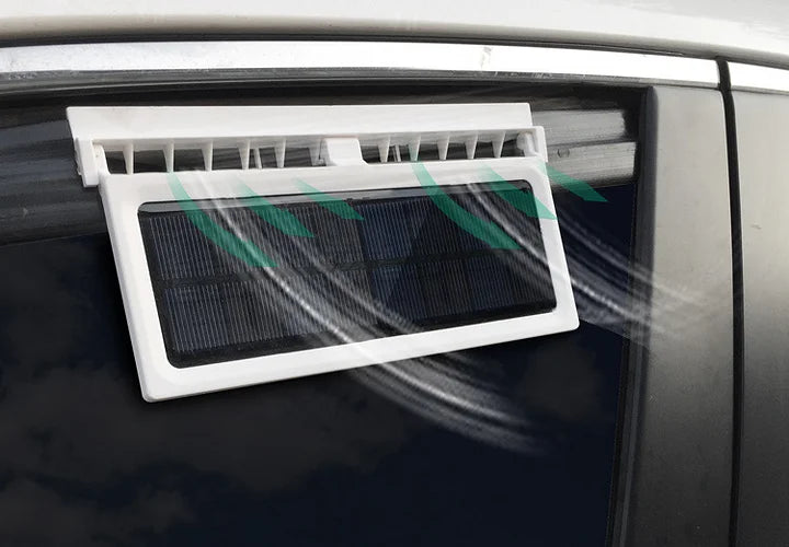 The New Solar Car Cooling Artifact [air circulation exhaust fan]