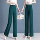 Ice Silk Cooling Wide Leg Suit Pants