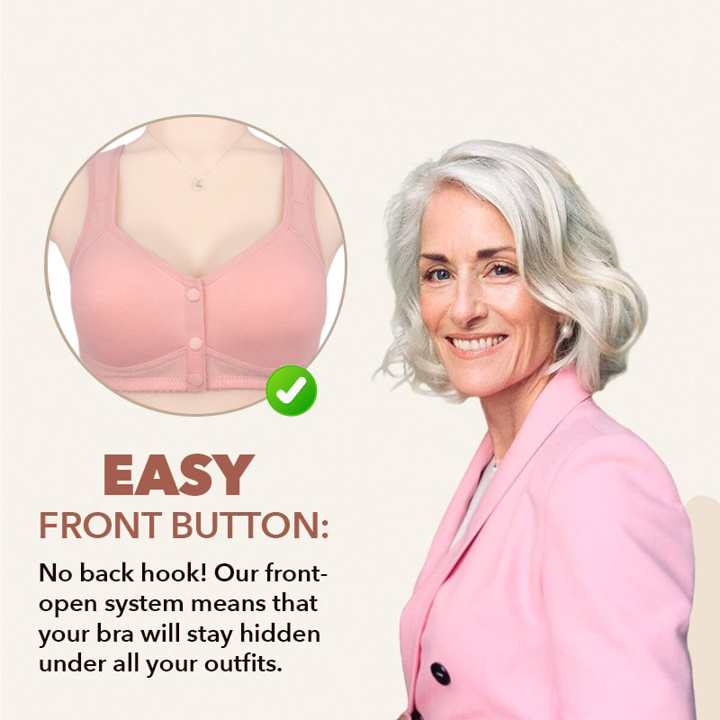 Comfortable & Convenient Front Button Bra