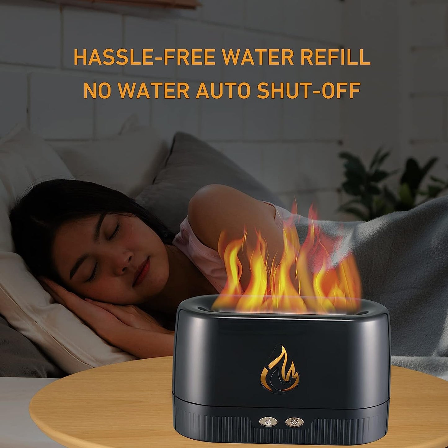 Aromatherapy Diffuser with Flame Light