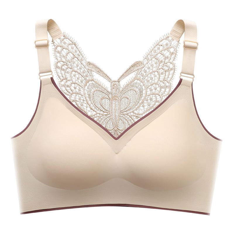 🎁Hot Sale 49% OFF⏳Butterfly Embroidery Wirefree Bra