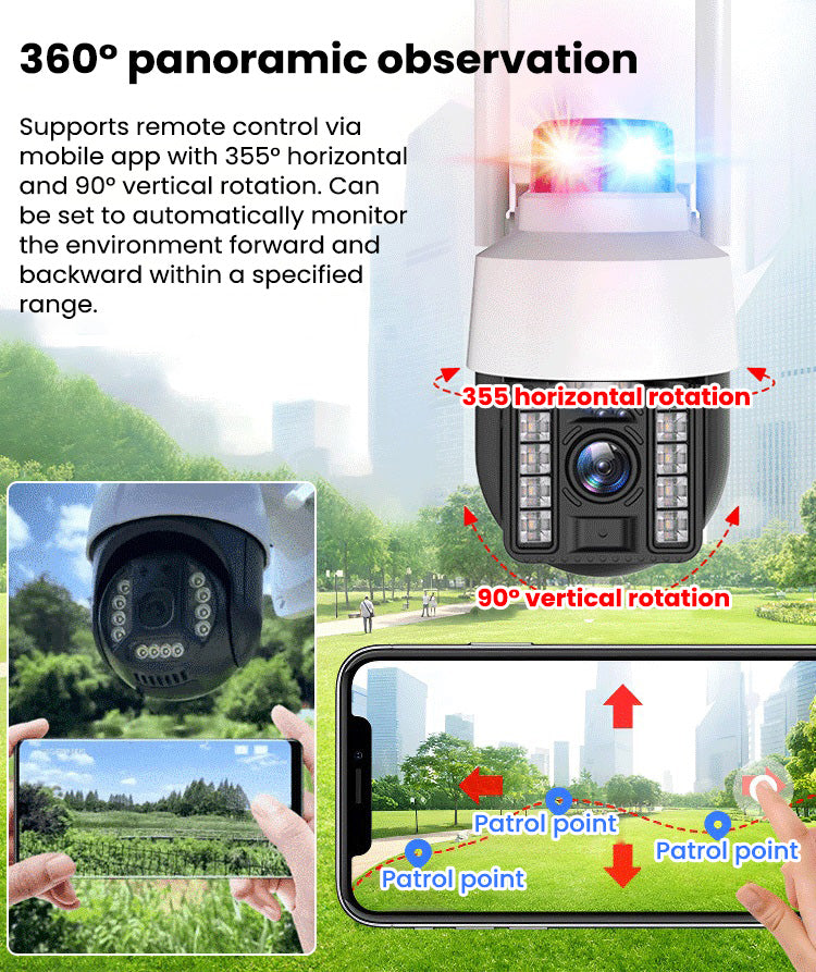 Full-color night vision wireless wifi camera