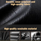Men's simulated leather hooded jacket
