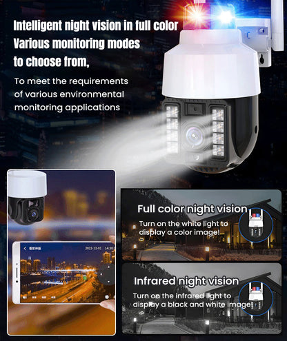 Full-color night vision wireless wifi camera