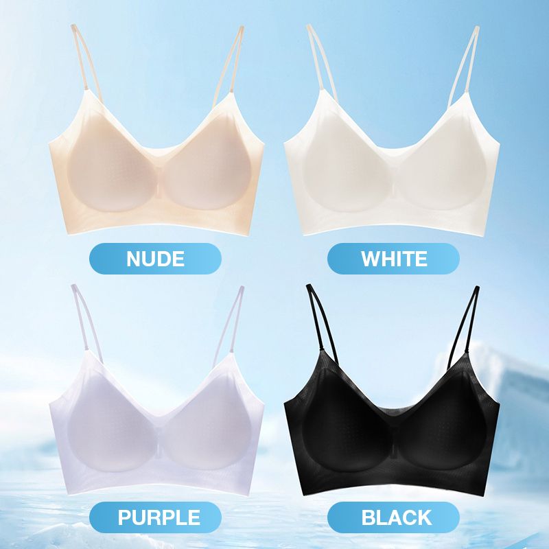 Women’s Breathable Ice Silk Sling Bra