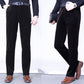 Dehnbare, gerade lange Cordhose für Herren