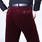 Dehnbare, gerade lange Cordhose für Herren