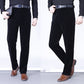Dehnbare, gerade lange Cordhose für Herren
