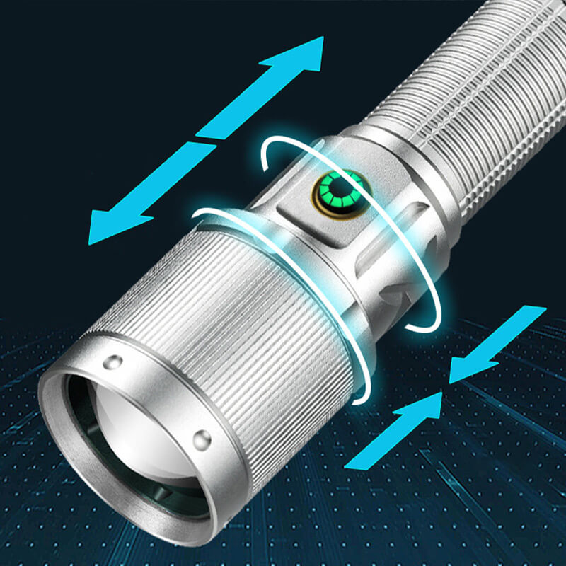 Ultra bright long-range high-power flashlight