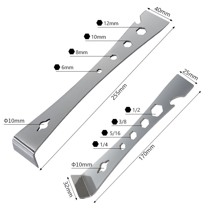 Stainless Steel Pry Bar Scraper