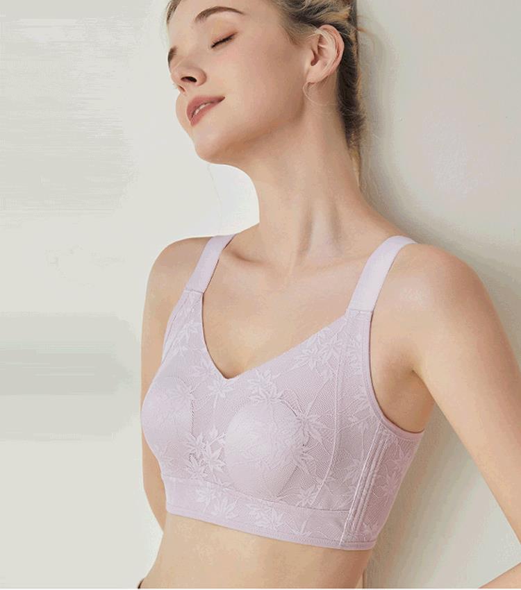 [Breast Minimizing] Lightweight Push-up Armpit Fat Control Wireless Bra