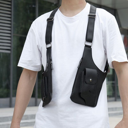🔥 Bolso táctico antirrobo para hombre - Correas dobles para los hombros, múltiples bolsillos y resistente al agua 🎒🛡️