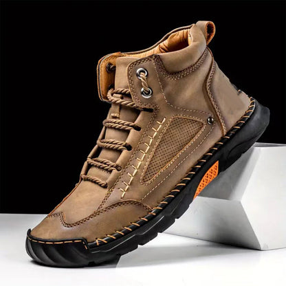 💥Elegantes botas para hombre con suela plana cosida a mano